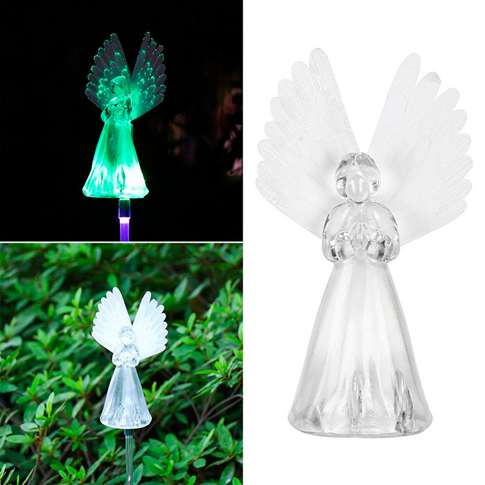 Angels, lampa solară în formă de înger