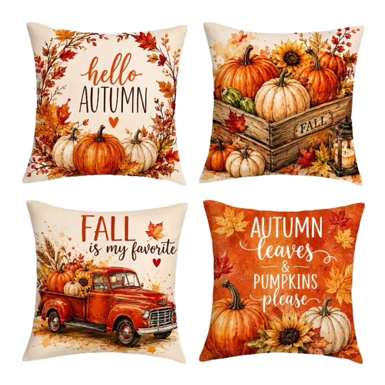 Husă pentru pernă cu tematică de toamnă, AutumnPillows - Image 7