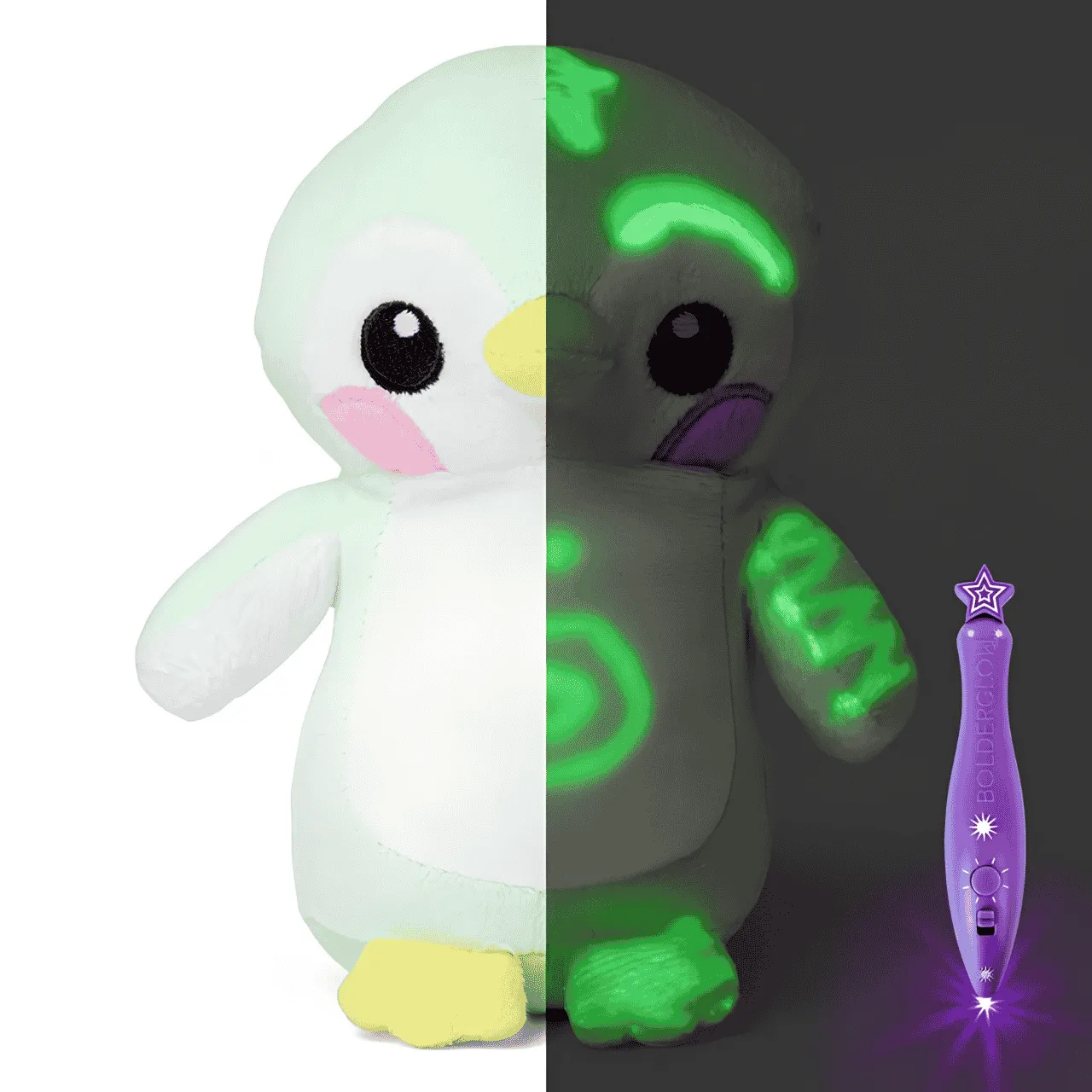 Pinguin de pluș fosforescent, BestFriend - Image 2