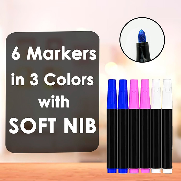 BoardMarkers, set de 6 markere magnetice pentru tablă - Image 2