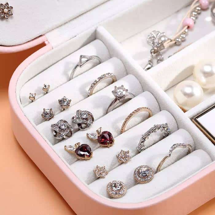 BoxJewlery, casetă pentru a depozita bijuterii, inele, cercei, coliere, altele - Image 3