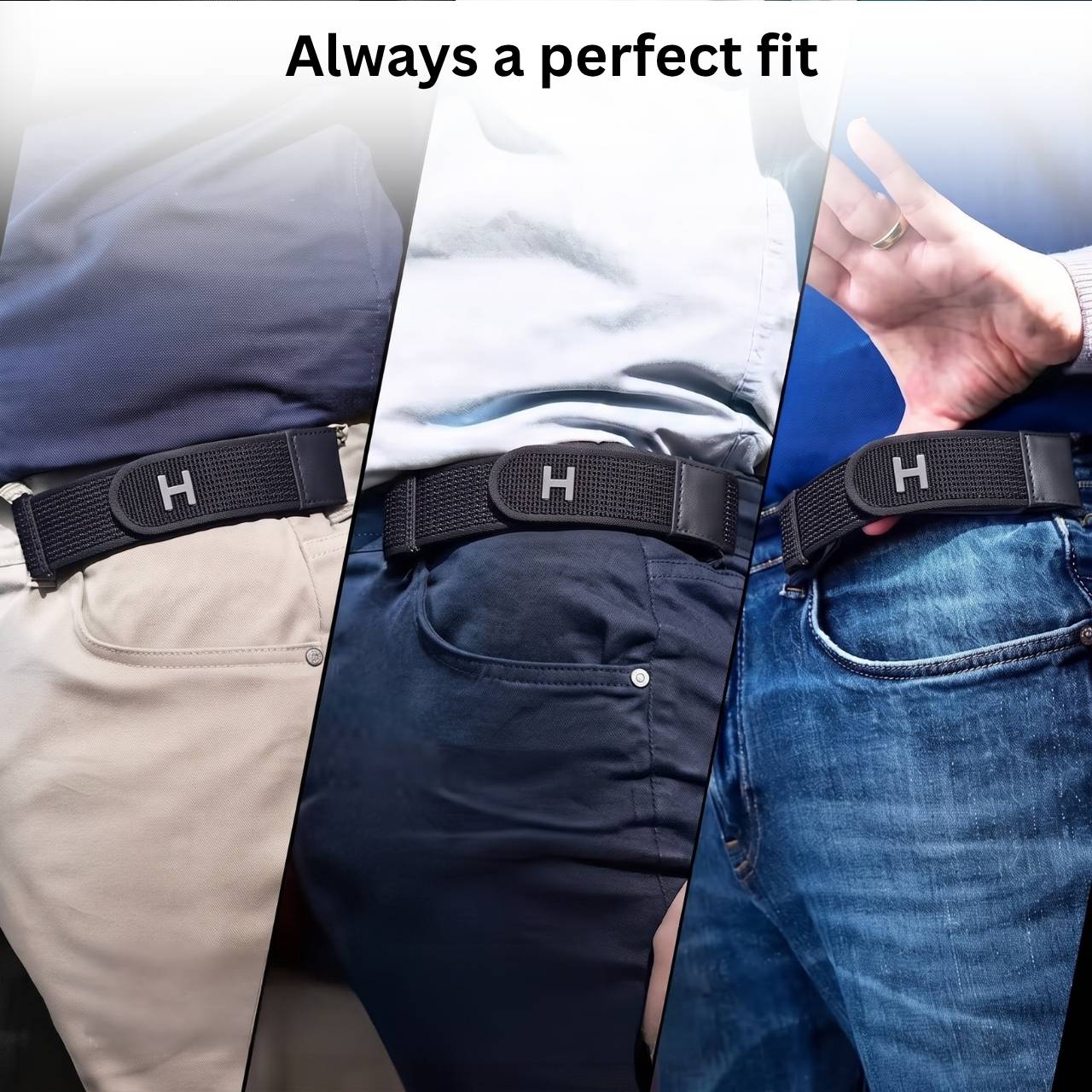 Curea elastică fără cataramă, BuckBelt - Image 5