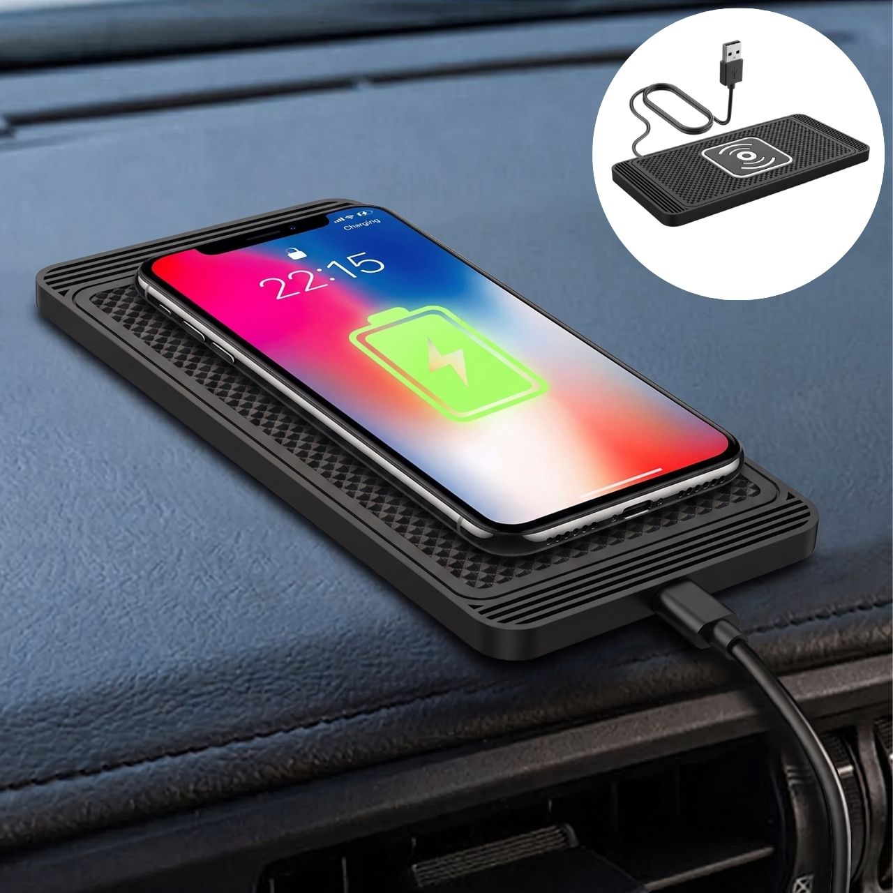 Suport de încărcare wireless pentru telefoane, CarPad - Image 4