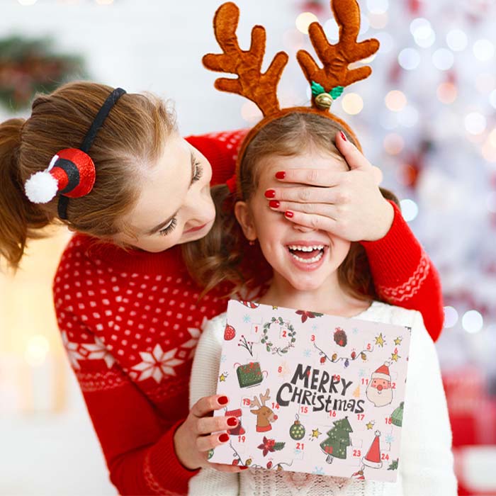 Calendar pentru sărbători - realizați o brățară festivă frumoasă înainte de Crăciun!