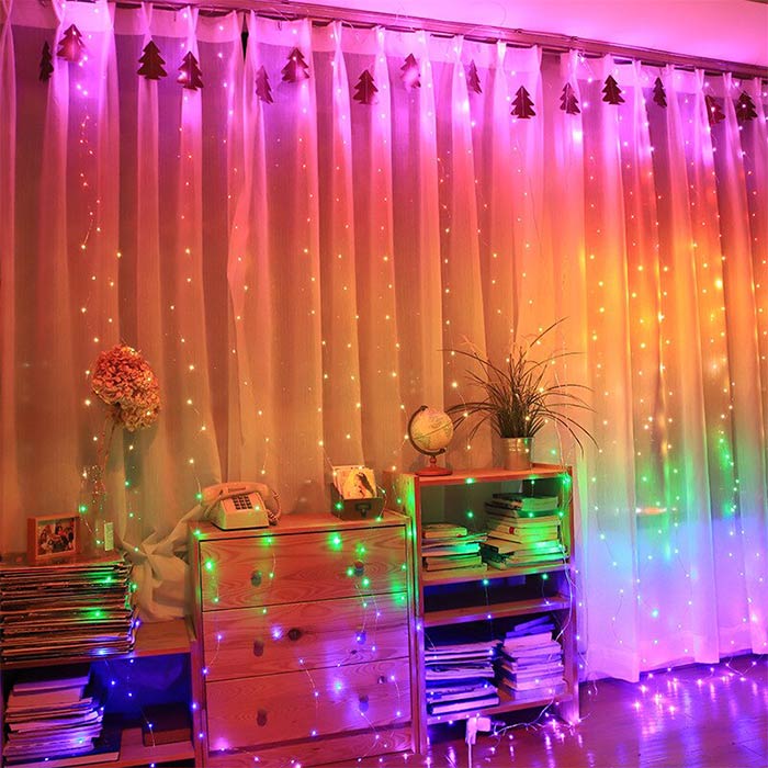 ColorfulCurtain, o perdea ușoară cu 300 de lumini LED colorate - Image 4