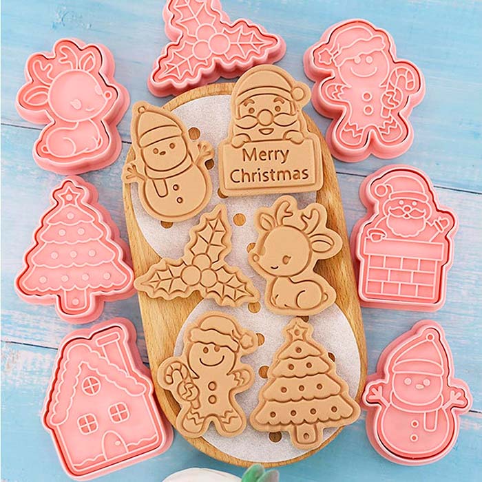 CutCookies, matrițe pentru prăjituri de Crăciun (8 matrițe pentru prăjituri) - Image 6