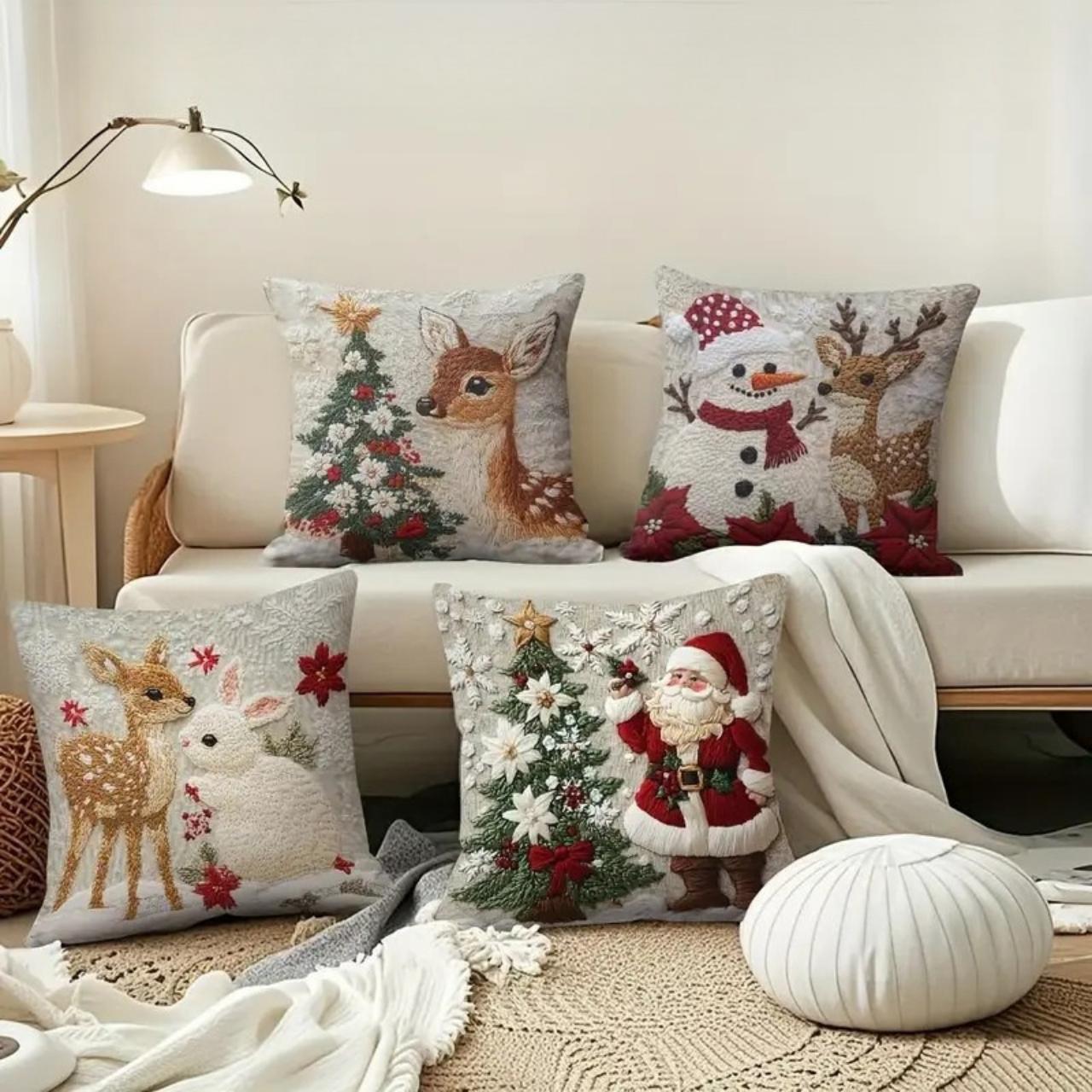 CutePillows, fețe de pernă de Crăciun (4 bucăți) - Image 6