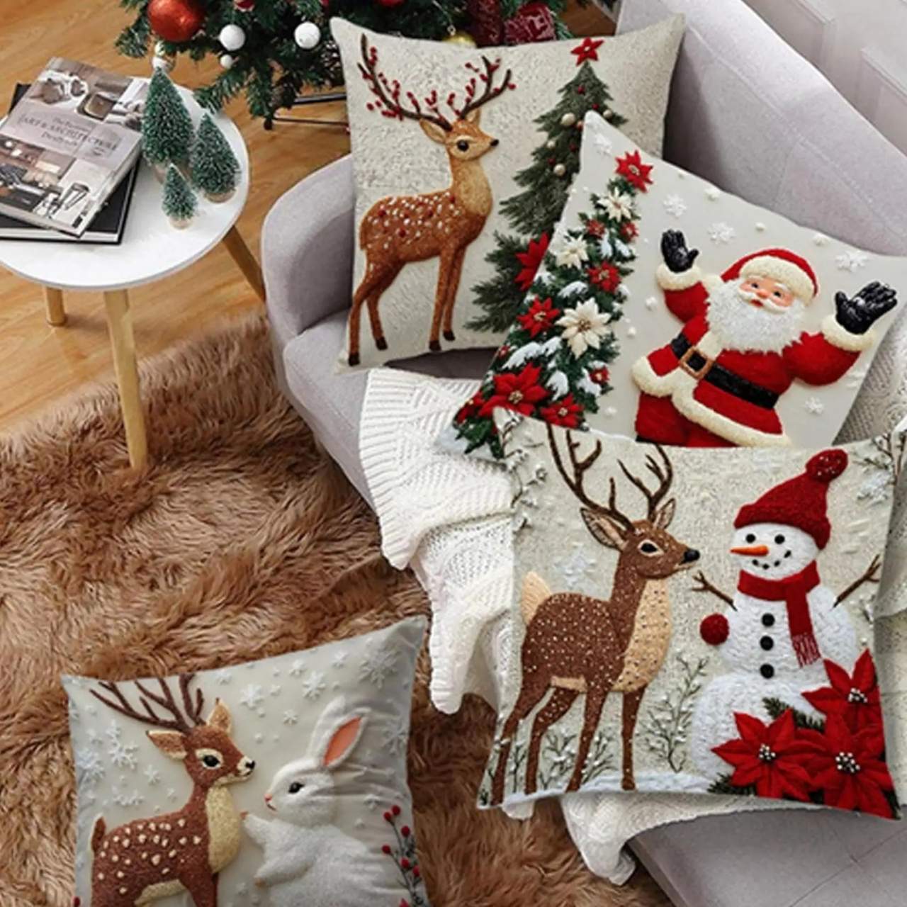 CutePillows, fețe de pernă de Crăciun (4 bucăți) - Image 9