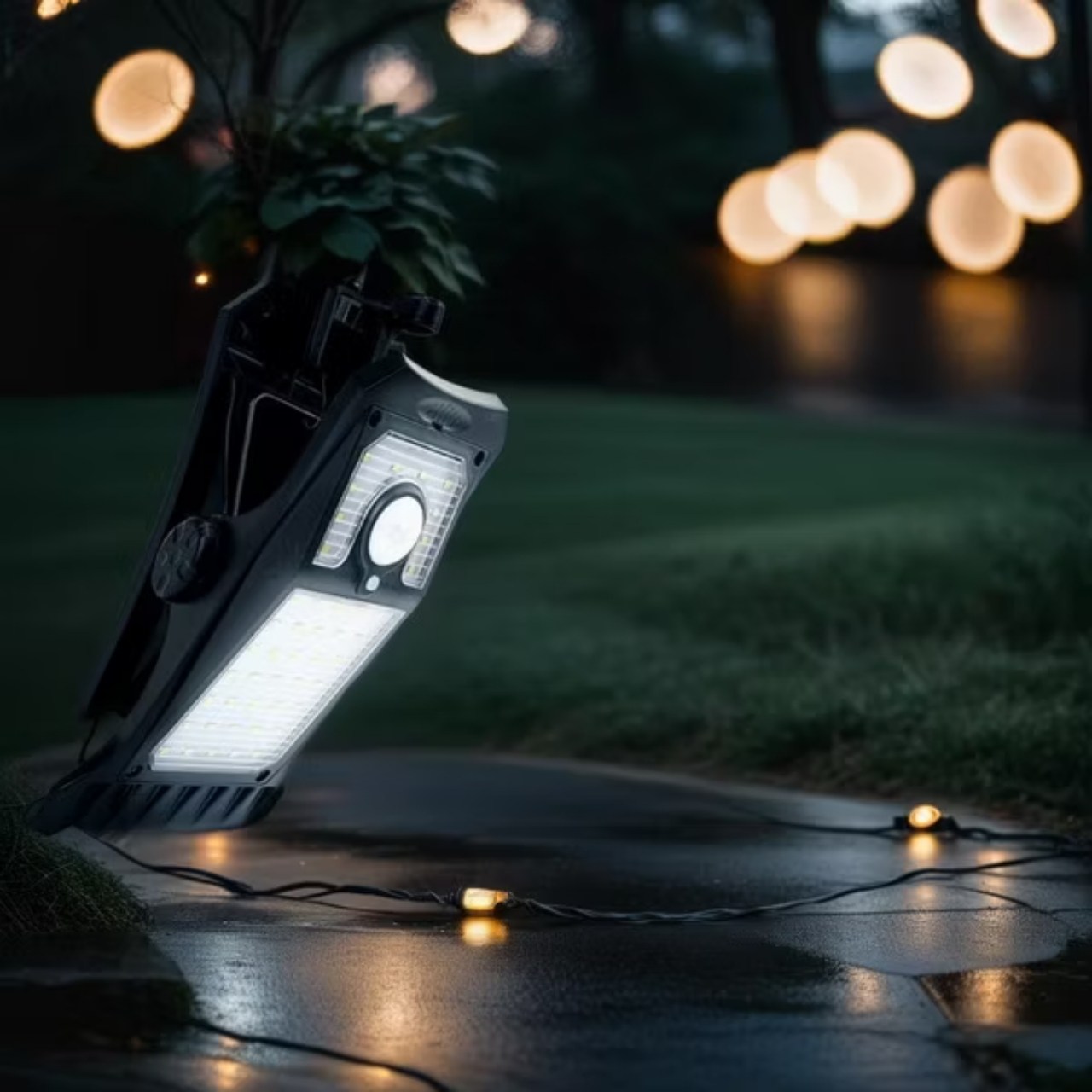 DeckClip, Lampa Solar pentru Grădină cu Clips și Senzor de Mișcare - Image 4