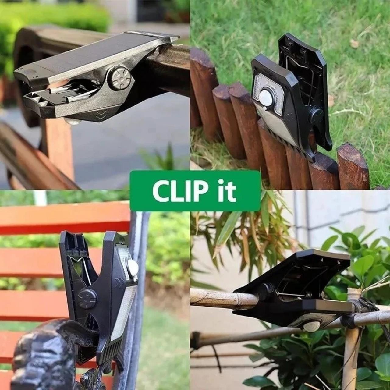 DeckClip, Lampa Solar pentru Grădină cu Clips și Senzor de Mișcare - Image 5