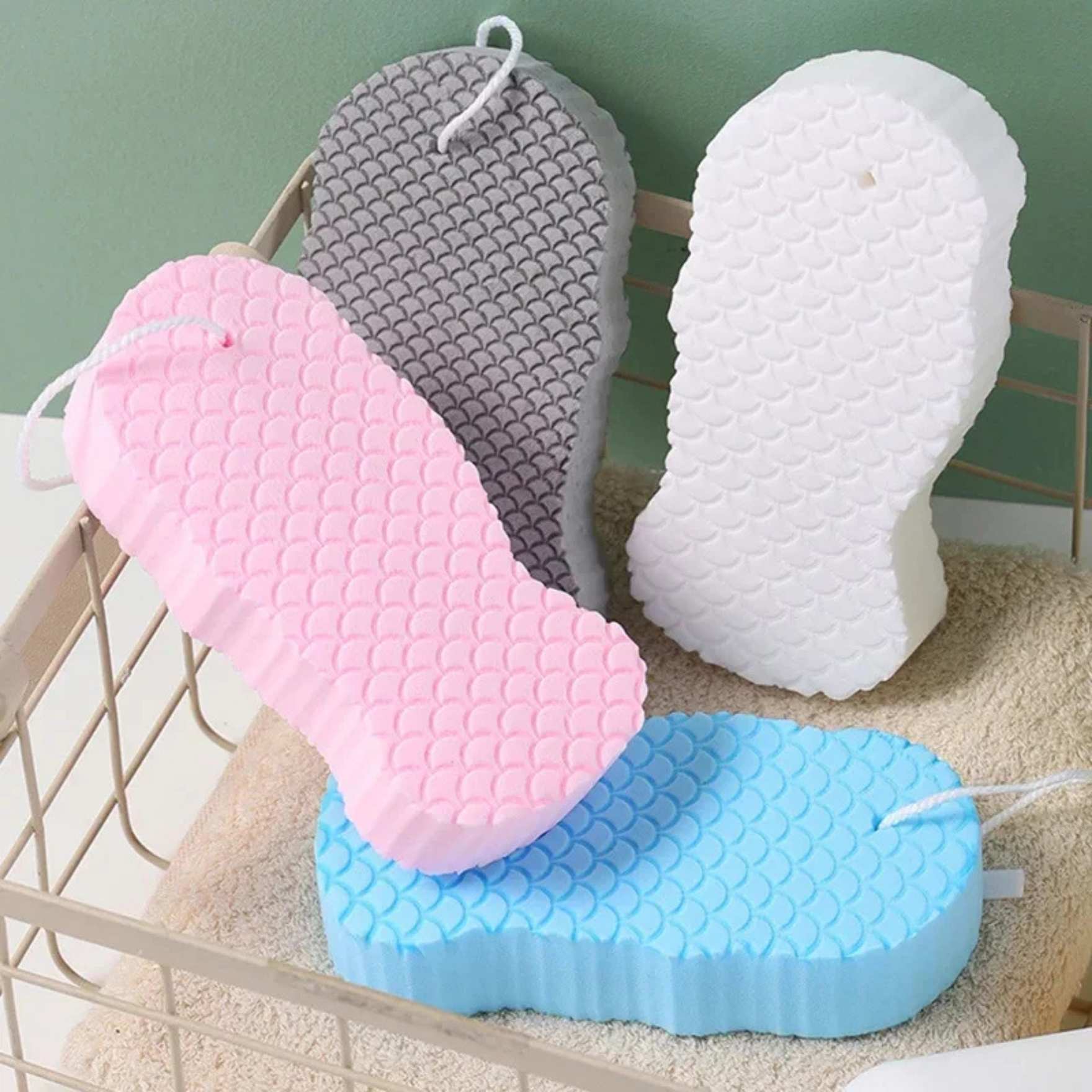 ExfoSponge, burete exfoliant pentru piele