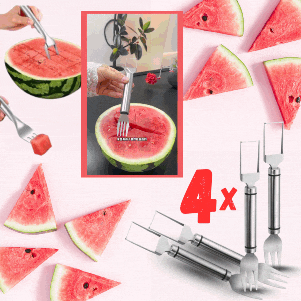 Furculiță pentru tăiat pepene verde, FruitFork - Image 1
