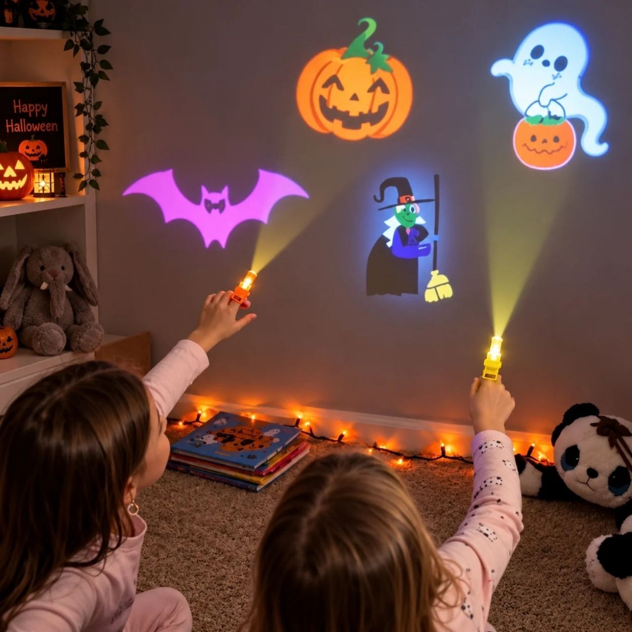 Proiectoare LED pentru degete – Halloween, FingerLights - Image 5