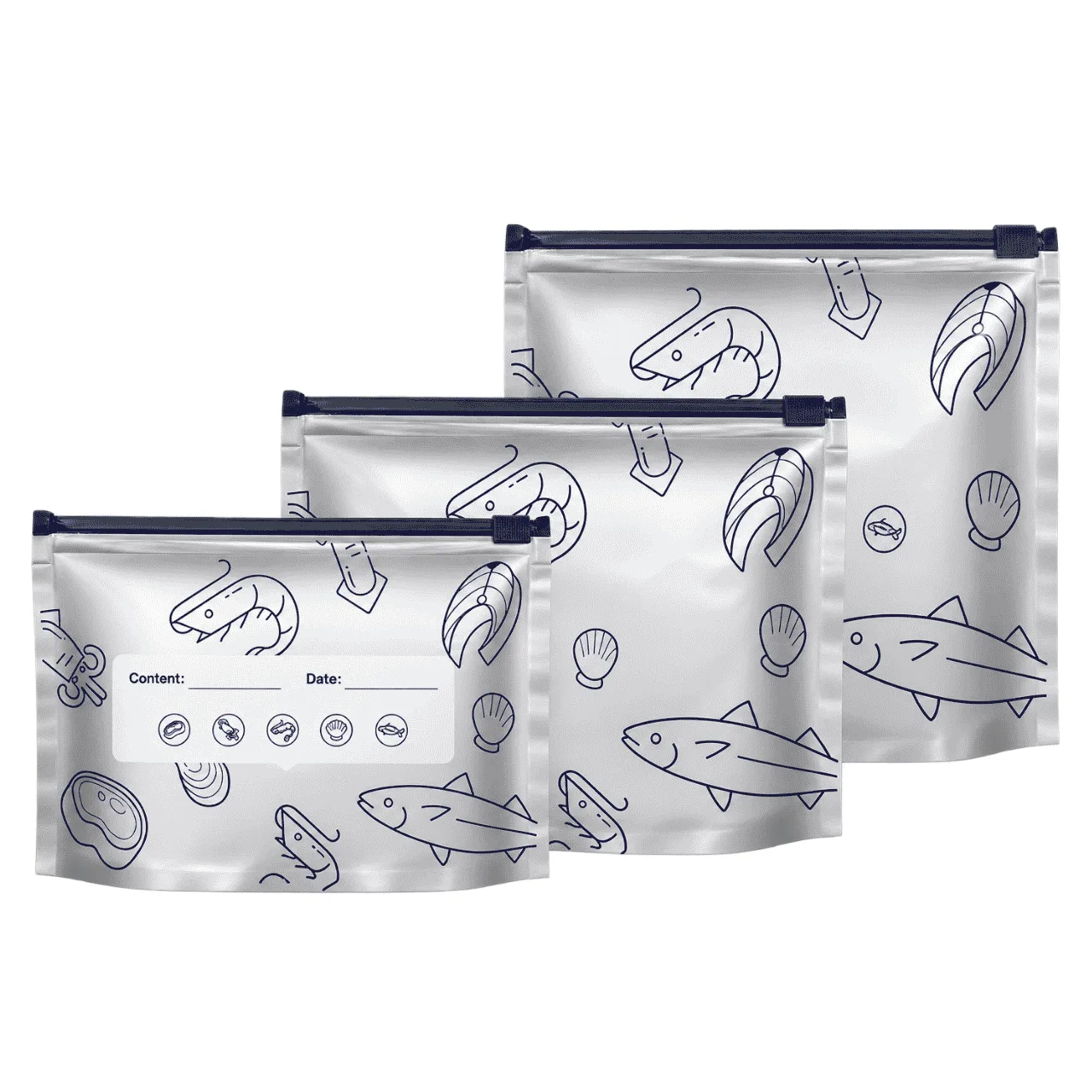 Pungi pentru păstrarea alimentelor (15+15 GRATUITE), FreshBags - Image 2