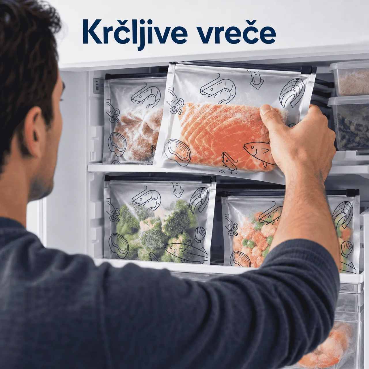 Pungi pentru păstrarea alimentelor (15+15 GRATUITE), FreshBags - Image 6