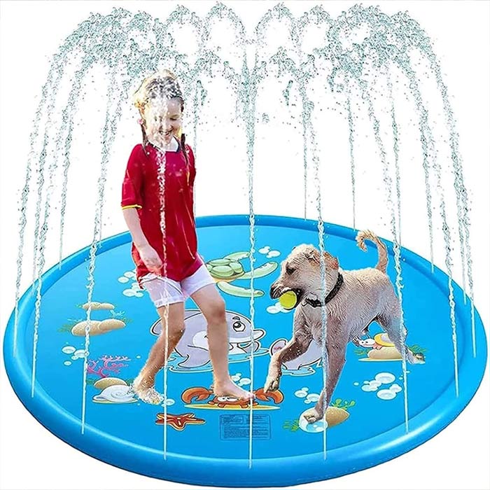 FunPool, piscină gonflabilă cu fântână incorporată pentru copii și animale de companie - Image 9