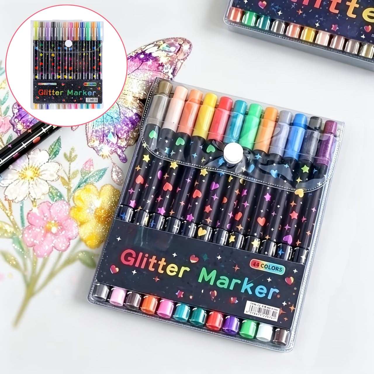 Markere cu sclipici, GlitterMarkers - Image 8