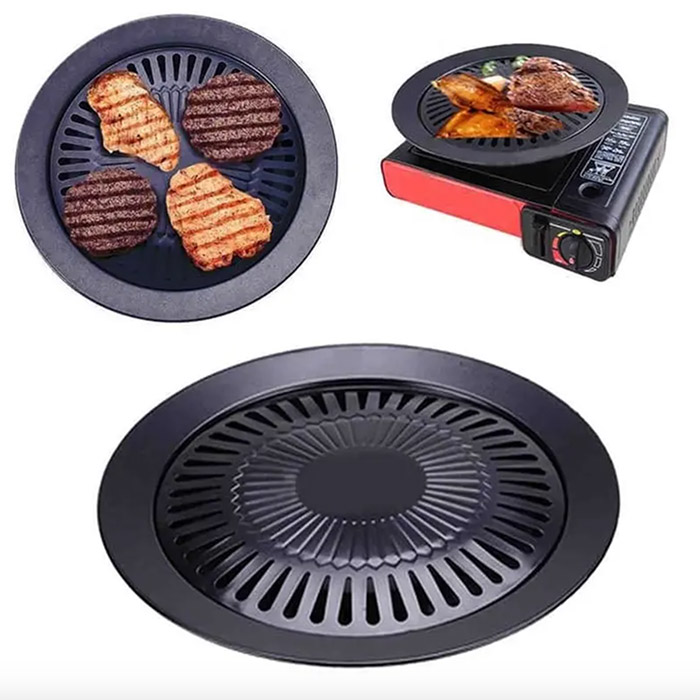 GrillPan, o plită de grătar care poate fi folosită în exterior sau interior