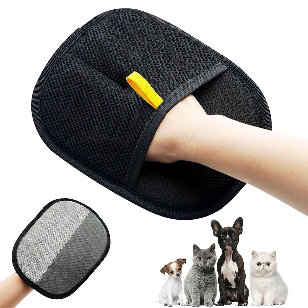 GroomyGlove, mănușa de îngrijire pentru animale, cu două fețe - Image 1