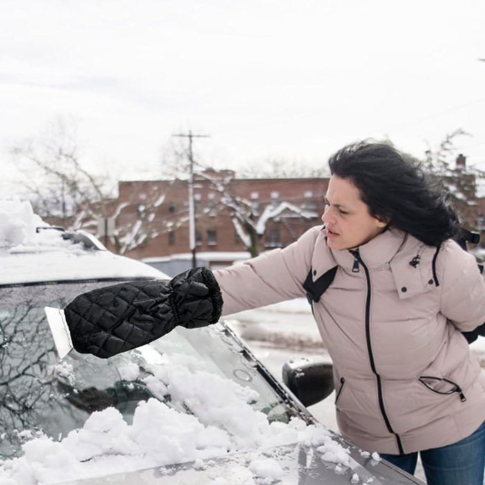 IceScraper, racletă de gheață cu mănușă izolată și călduroasă - Image 4