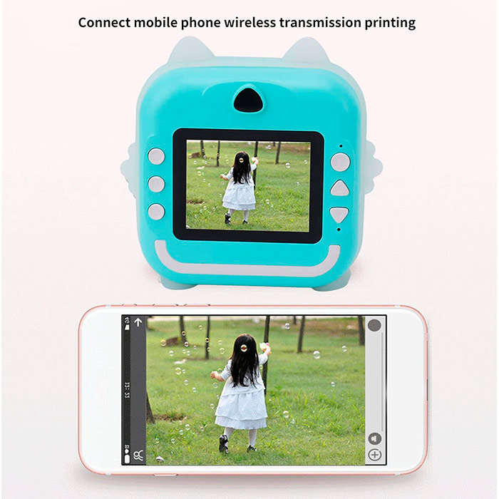 JumboPrintBundle – cameră foto cu imprimare + 7 role de hârtie și card Micro SD - Image 5