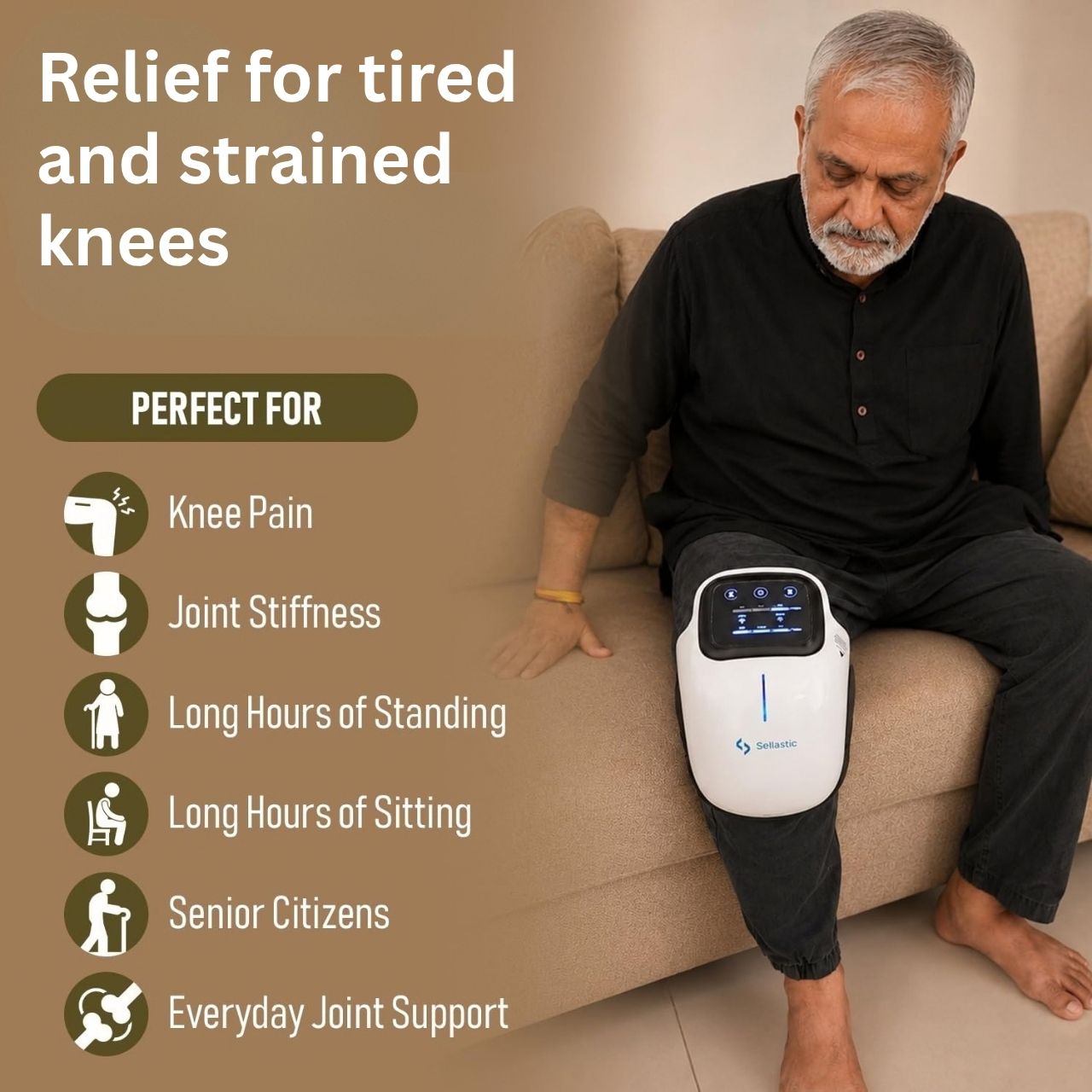 Aparat de masaj pentru genunchi, KneeMassager - Image 2