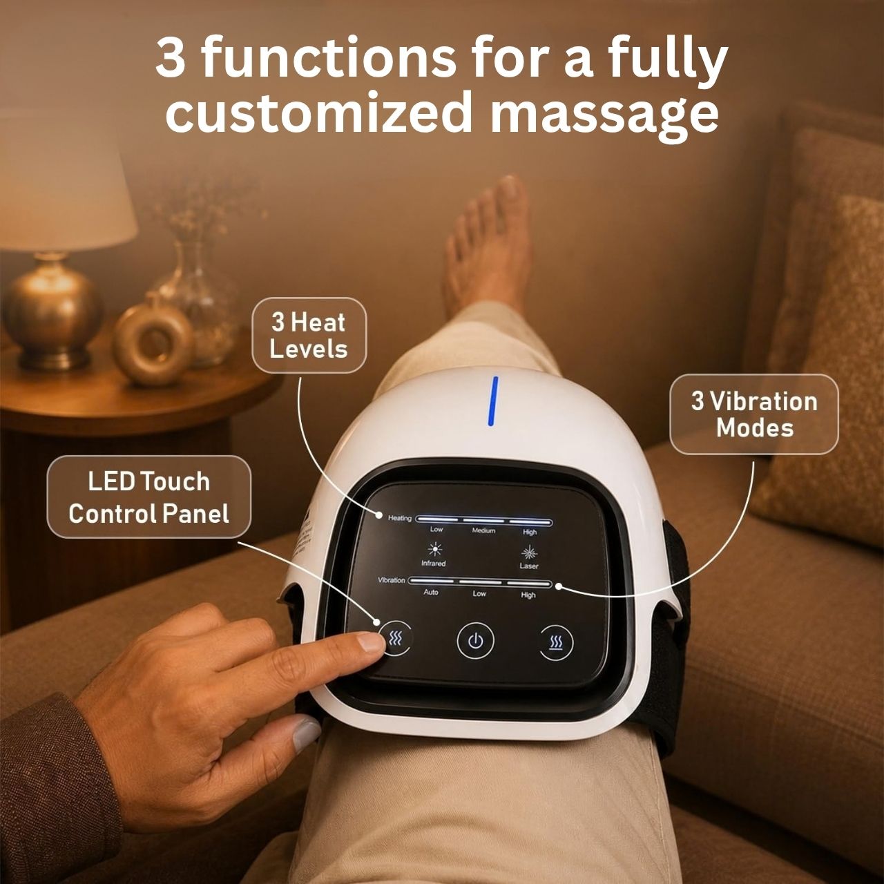 Aparat de masaj pentru genunchi, KneeMassager - Image 3