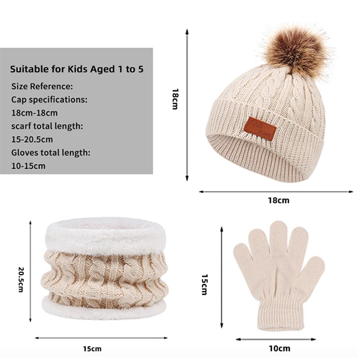 KnittSet, set de iarnă cald pentru copii - Image 2