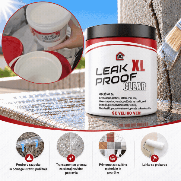 Strat transparent pentru etanșarea fisurilor, LeakProof - Image 1