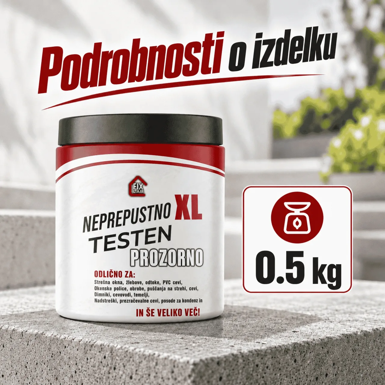 Strat transparent pentru etanșarea fisurilor, LeakProof - Image 3