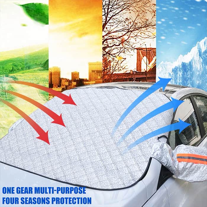 MagneticCarCover, husă de protecție cu magneți pentru parbriz - Image 1
