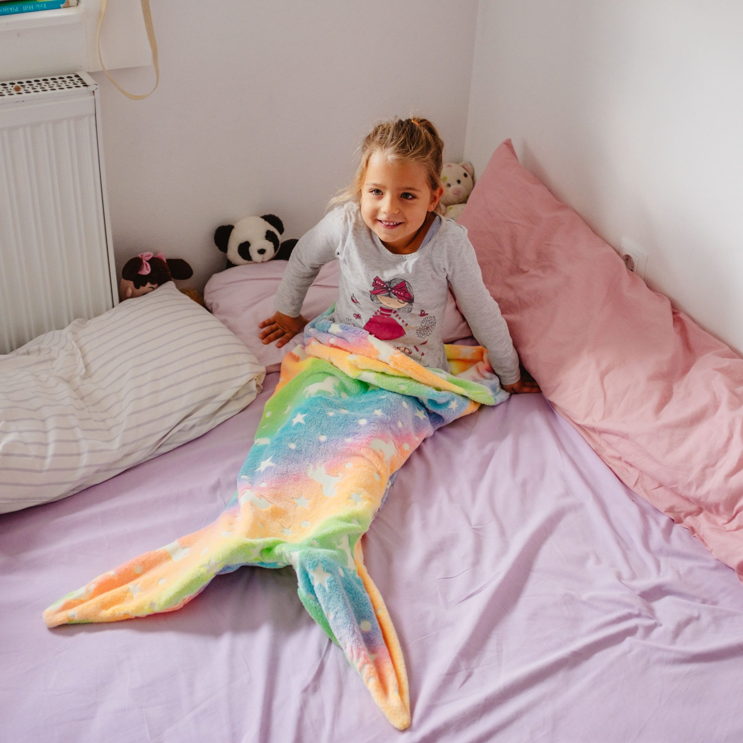 MermaidArtCraft, set cadou cu o pătură pentru fetițe și un set de pandantive de Crăciun GRATUIT - Image 10