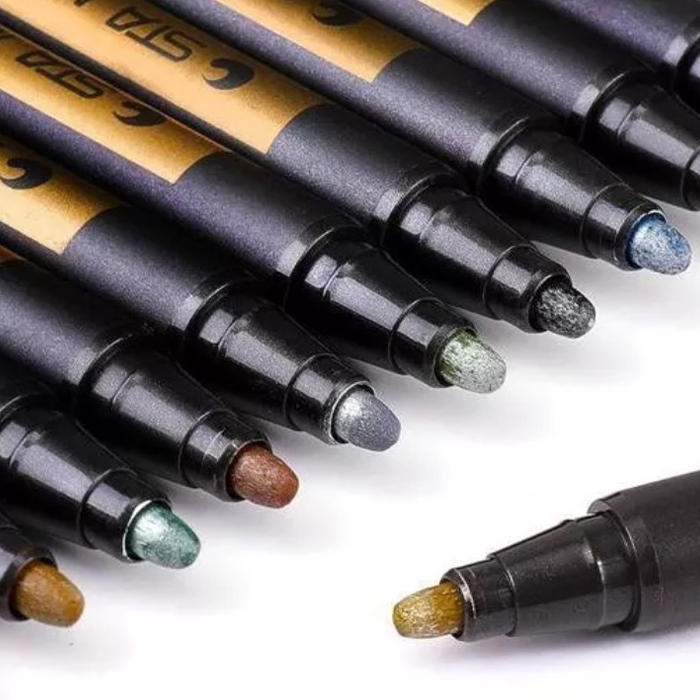 MetallicColorPen, set de 10 markere pentru desen - Image 5