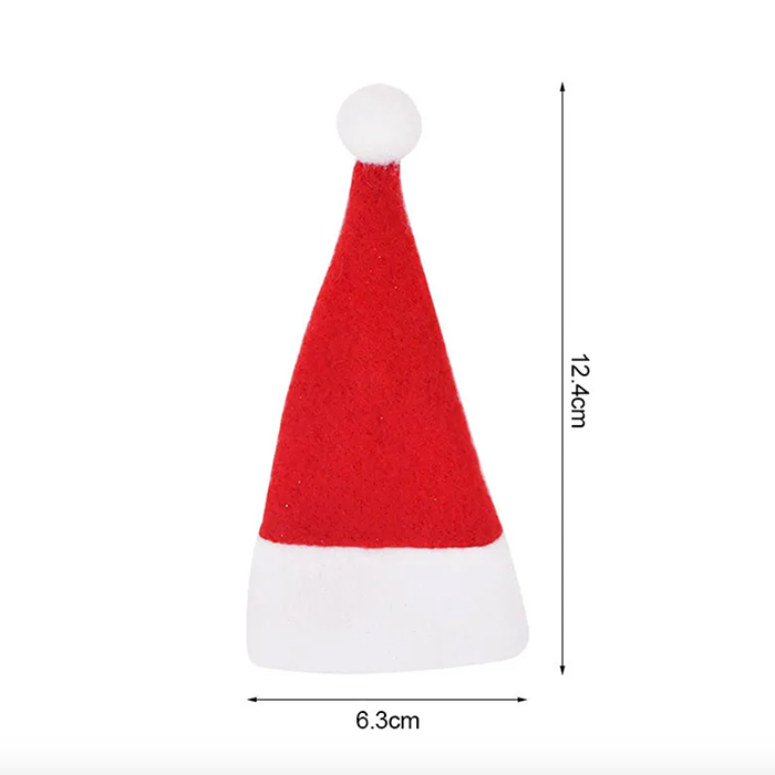 MiniSantaHats, buzunar pentru pălărie de Moș Crăciun (20 de bucăți) - Image 2