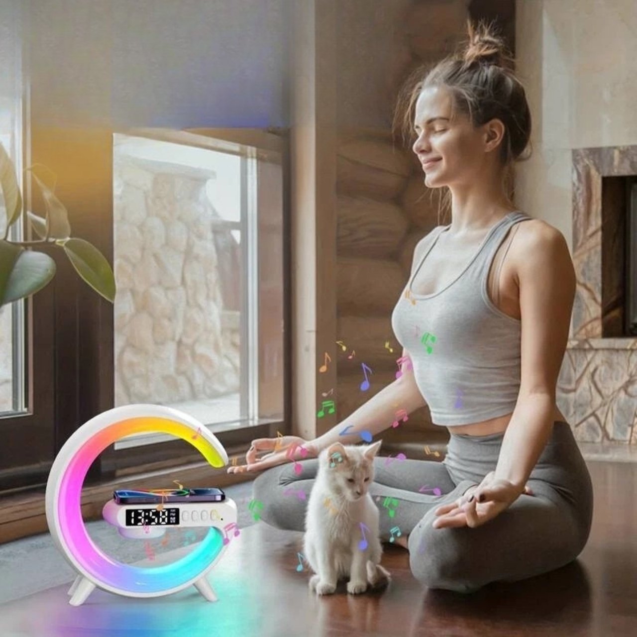 MoonCharge - un încărcător wireless elegant și o lumină ambientală într-unul singur - Image 5