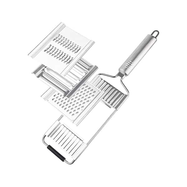 MultiSlicer, răzătoare multifuncțională cu suport ergonomic antiderapant și 3 lame diferite