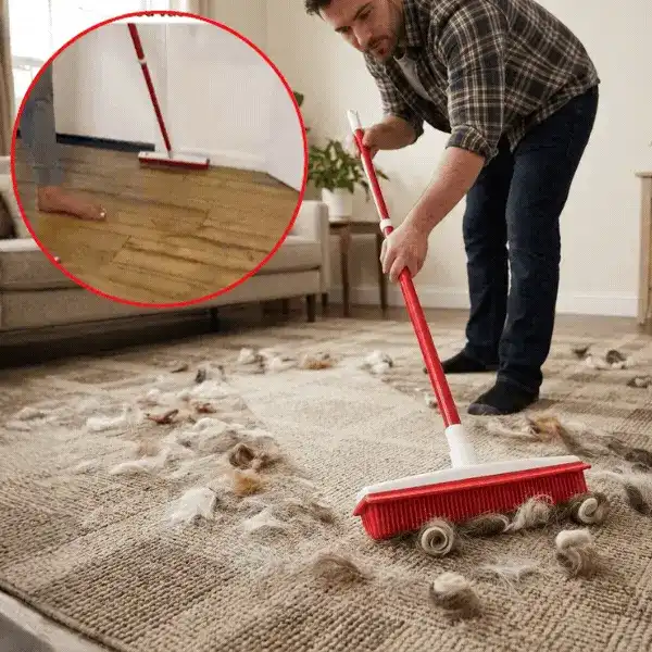 Mătură din cauciuc pentru îndepărtarea părului, PetBroom - Image 1