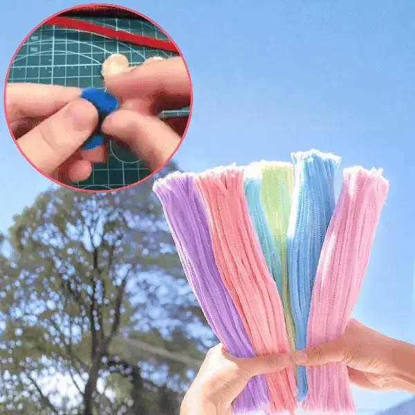 Curățători de țevi pufoși creativi, PlushSticks - Image 1