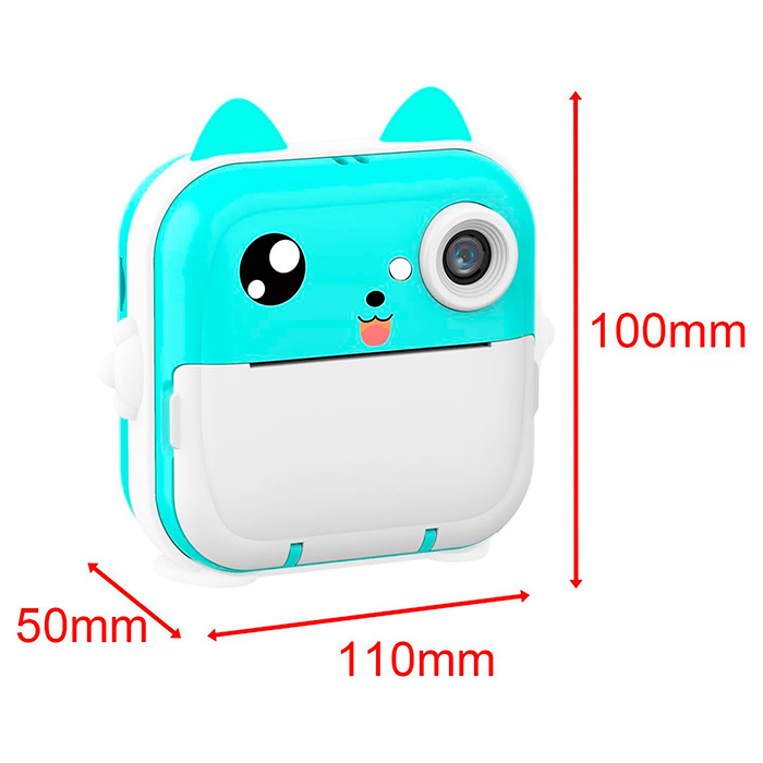 PrintBundle – cameră foto cu imprimare + 2 role de hârtie și card Micro SD - Image 2