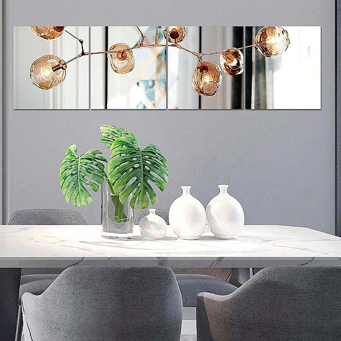 ReflectMirror, autocolante de perete cu efect de oglindă (4 bucăți) - Image 7