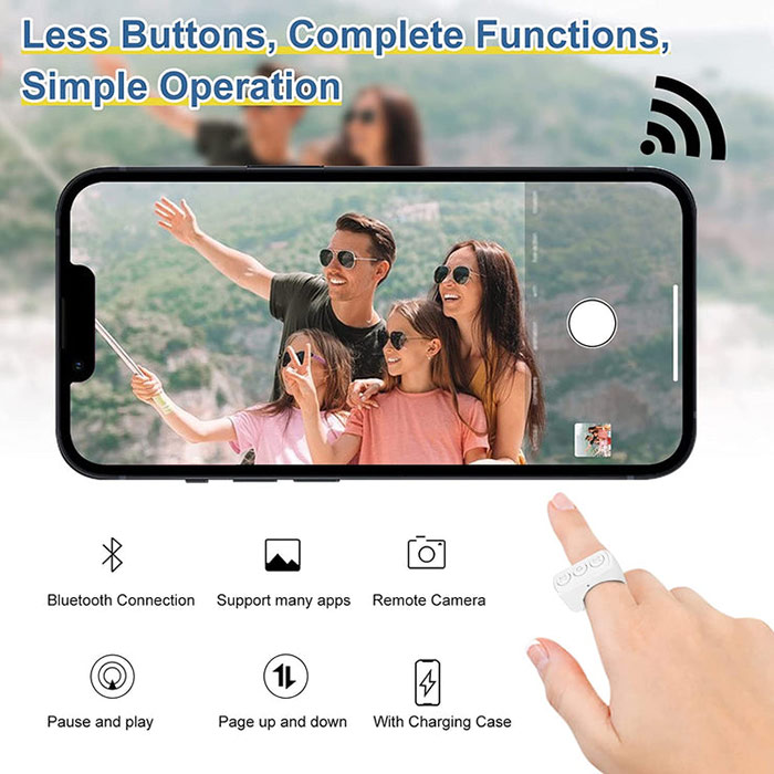 ScrollControl, telecomandă Bluetooth cu cutie de încărcare convenabilă - Image 3