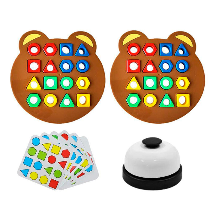 ShapeMatchingGame, un joc de societate pentru copii, prin care copiii învață despre forme și culori