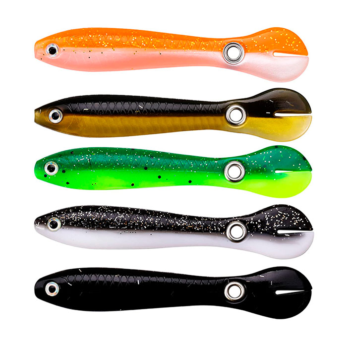 SoftLures, momeală pentru pește (set de 5 bucăți)