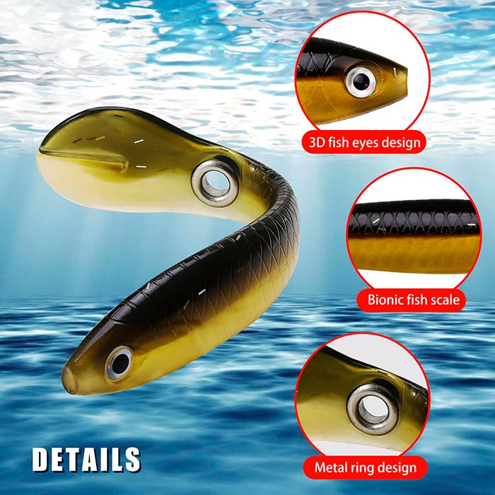 SoftLures, momeală pentru pește (set de 5 bucăți) - Image 4