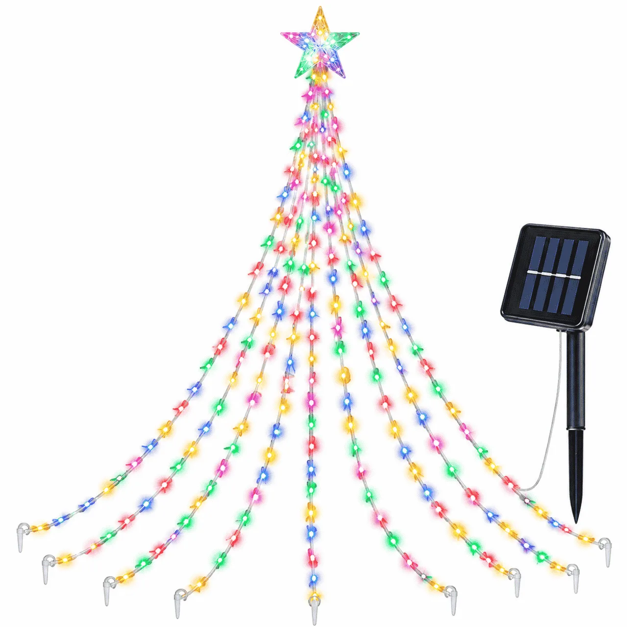 Instalație luminoasă festivă cu stea, Starsy - Image 7