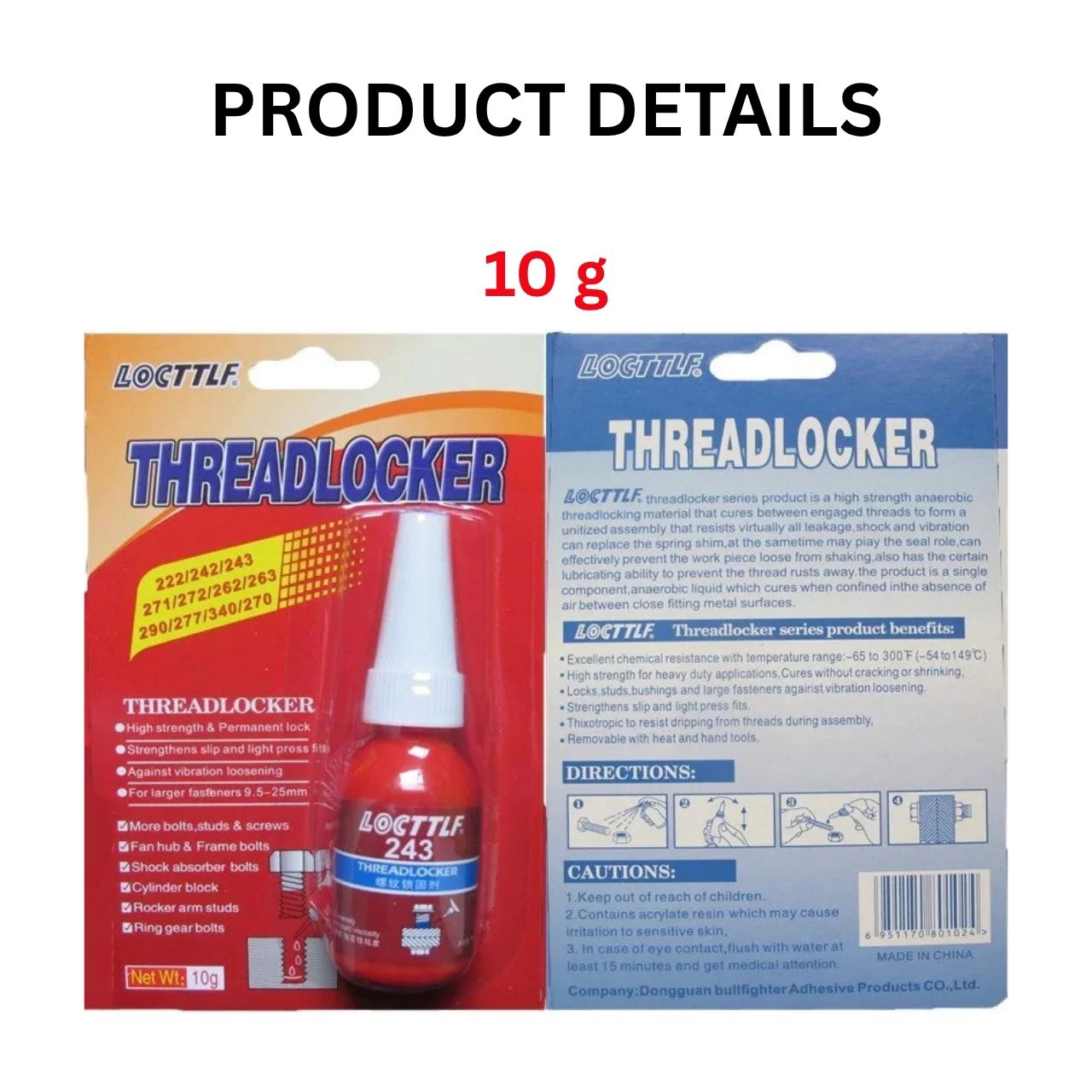 Adeziv pentru blocarea filetelor, ThreadLocker - Image 10