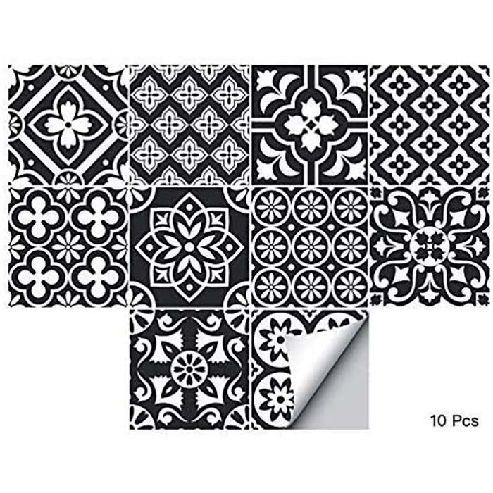 TileDecor, autocolante imitație faianță (set de 10 bucăți) - Image 1