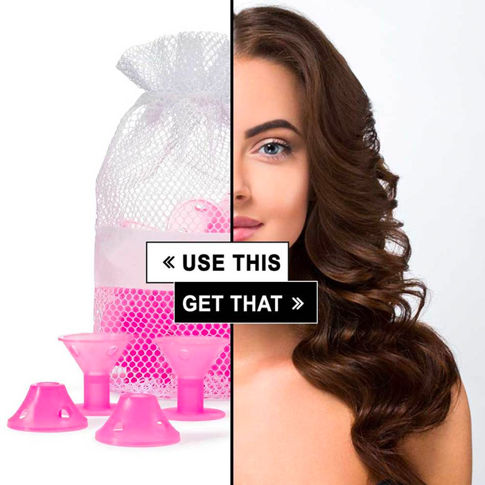 TopCurls, bigudiuri din silicon pentru bucle perfecte și de durată (set de 20 buc.) - Image 5