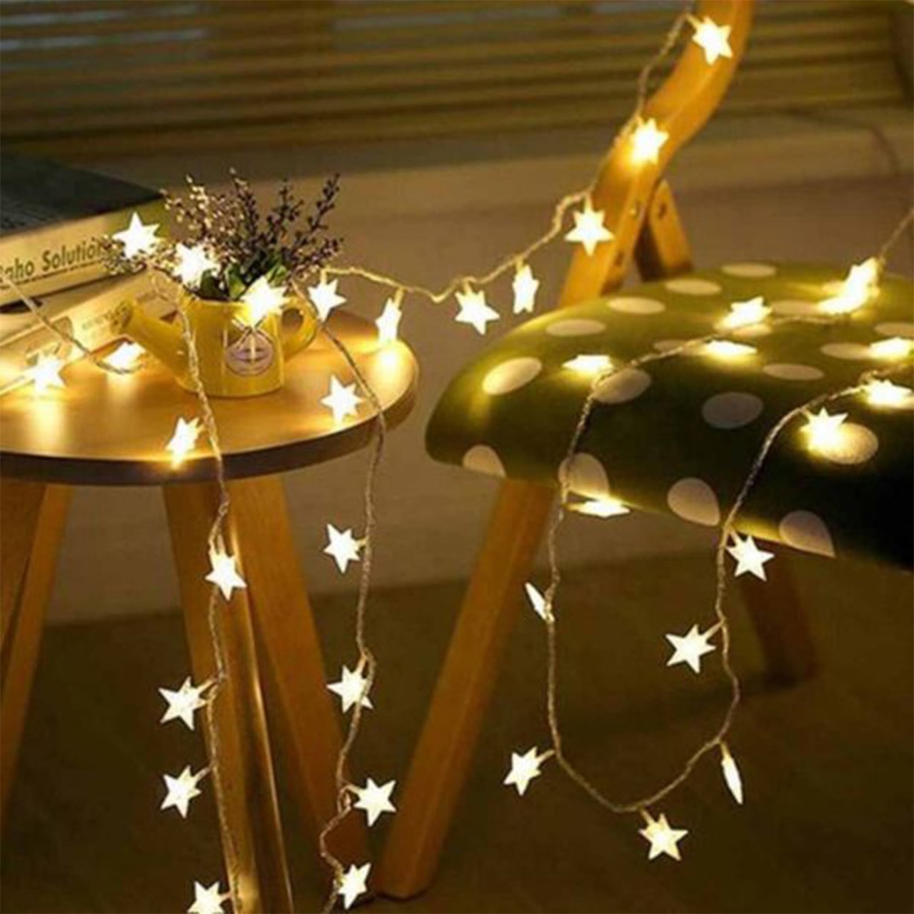 Twinkles, lanț de lumini cu lumini în formă de stea (6 m) - Image 7