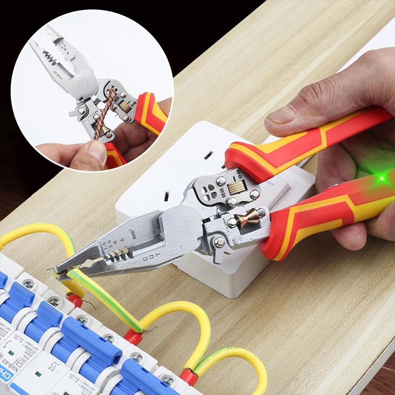 VoltagePliers, clești universali pentru lucrări electrice cu voltmetru - Image 8